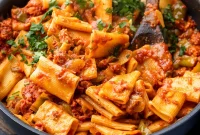 Spicy Chorizo Pasta with Creamy Tomato Sauce