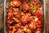 Pollo alla Potentina: Spicy Italian Braised Chicken with Tomatoes