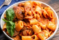 One-Pot Sausage and Chickpea Pasta